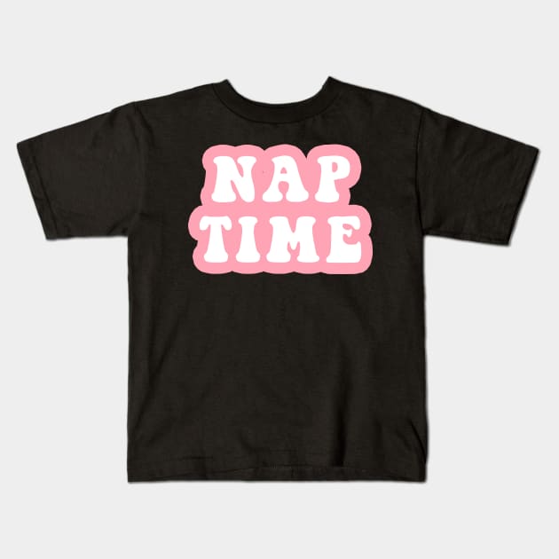 Nap Time Kids T-Shirt by CityNoir